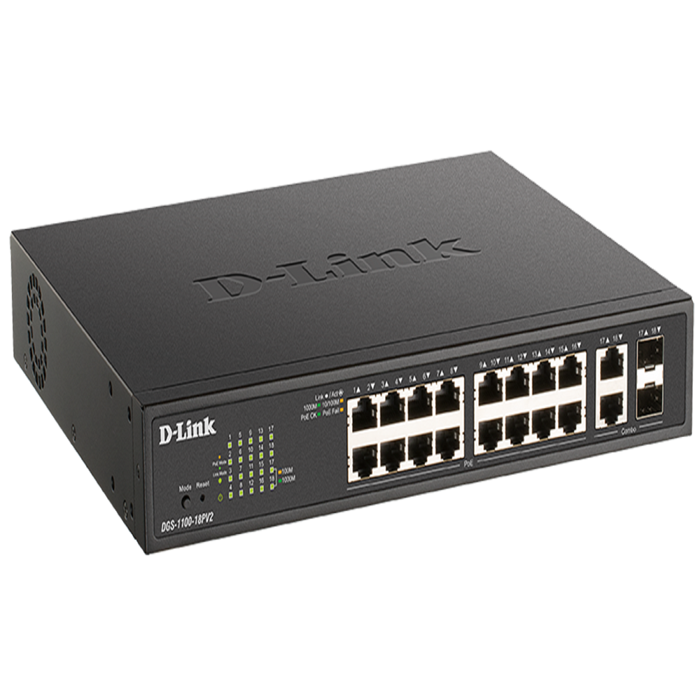 D-Link 10-Port Gigabit Smart Managed PoE+ Switch